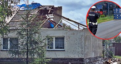Zerwane dachy, powalone drzewa - nawałnica przeszła przez gminę Raciąż [FOTO]-22805