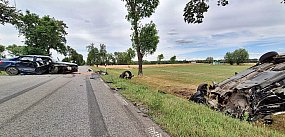 Utrudnienia w ruchu na DW 632 – zderzenie skody i renau