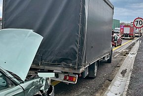 Utrudnienia w ruchu na DK7 - zderzenie czterech pojazdów-23203