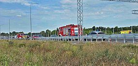 Zderzenie motocykla z nissanem na ''siódemce''