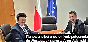 Starosta przekazuje optymistyczne informacje o połączen