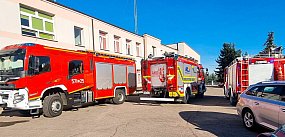 Interwencja strażaków w szkole w Kroczewie