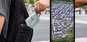 Kolejne kradzieże na miejskim targowisku