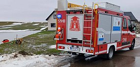 Wiele zdarzeń w powiecie płońskim: zalane posesje, piwn