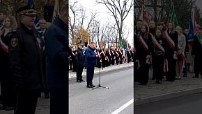 11 listopada Przemawia burmistrz Płońska