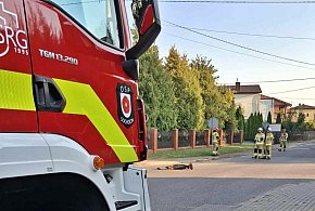 Hulajnogą w bok nissana. 13-letni chłopiec w szpitalu -24098