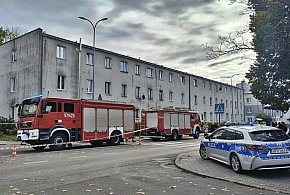 Strażacy o środowym zdarzeniu przy Padlewskiego-24570
