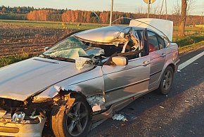 Zderzenie bmw z ciężarowym iveco-24896