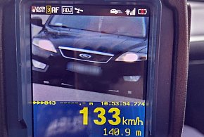 133 km/h tam, gdzie obowiązuje 50-25013