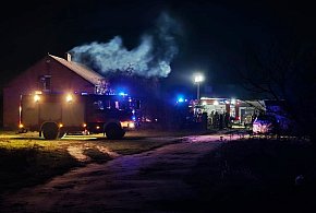 Pożar sadzy w kominie-25524