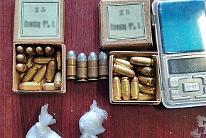 Narkotyki i amunicja ujawnione podczas policyjnej kontroli w Płońsku