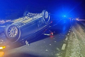 Zderzenie volkswagena z fordem