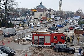 Strażacka interwencja przy ulicy Młodzieżowej