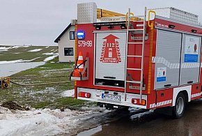 Wiele zdarzeń w powiecie płońskim: zalane posesje, piwnice i ulice