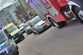 Starsza pani potrzebowała pomocy medycznej