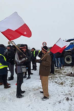 Protest rolników w okolicach Dłużniewa-1669