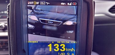 133 km/h tam, gdzie obowiązuje 50-25013