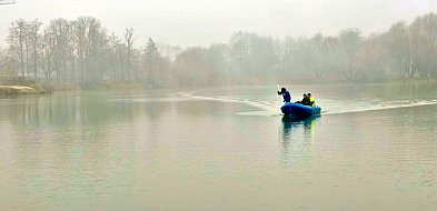 Pierwsze badania dna zbiornika Rutki przed rekultywacją-25593