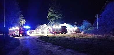 Ponad trzygodzinna akcja strażaków we wsi w gminie Nowe Miasto
