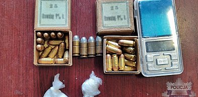 Narkotyki i amunicja ujawnione podczas policyjnej kontroli w Płońsku