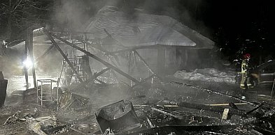 Nocna akcja strażaków we wsi Sobieski