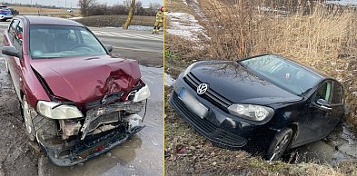 Zderzenie volkswagena z oplem. Jeden z kierowców pijany