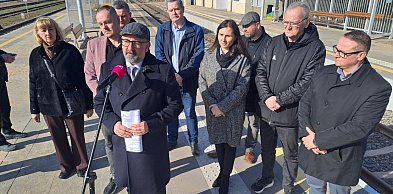 Dzięki rozwojowi kolei otwiera się okno na świat - senator Bieńkowski w Płońsku