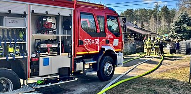 Jedna osoba poszkodowana w pożarze we wsi w gminie Nowe Miasto