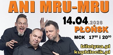 Kabaret ANI MRU-MRU już 14 kwietnia w Płońsku!