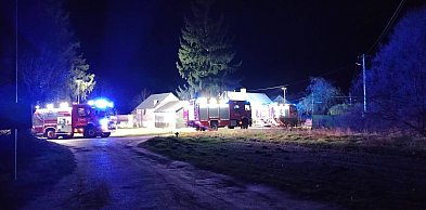 Ponad trzygodzinna akcja strażaków we wsi w gminie Nowe Miasto