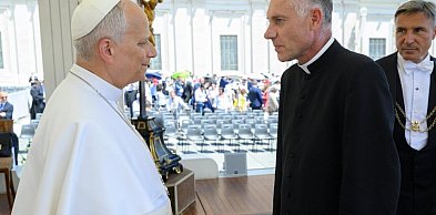 Proboszcz parafii św. Michała w Płońsku na audiencji u papieża