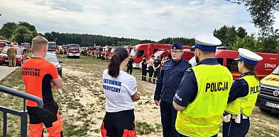 Pożar lasu tylko w scenariuszu. Wspólne działania służb w naszym powiecie