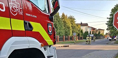 Hulajnogą w bok nissana. 13-letni chłopiec w szpitalu -24098