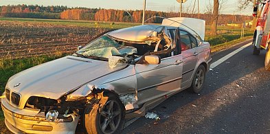 Zderzenie bmw z ciężarowym iveco-24896