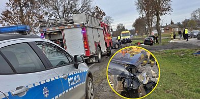 Zderzenie citroena z audi. Służby prowadzić będą postępowanie-25115