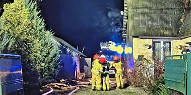 Duże straty materialne po pożarze we wsi Zbyszyno-25681