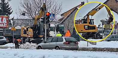 ZDiM na początek wywozi śnieg z głównych ulic Płońska-25870