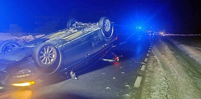 Zderzenie volkswagena z fordem