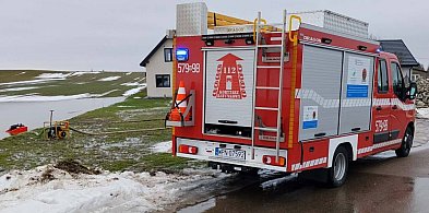 Wiele zdarzeń w powiecie płońskim: zalane posesje, piwnice i ulice