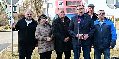Poseł Małecki w Płońsku o cenach paliw