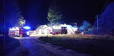 Ponad trzygodzinna akcja strażaków we wsi w gminie Nowe Miasto