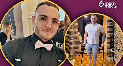 Adam z Baboszewa potrzebuje wsparcia. Marzy, aby chodzić bez kul