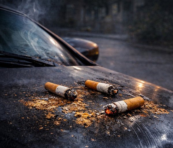 Policja o sprawie nietypowego uszkodzenia samochodu w Płońsku...