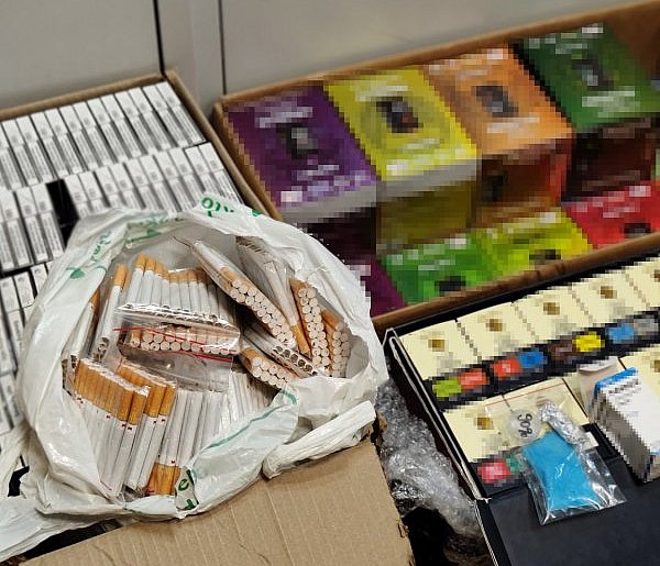 Zarzuty za narkotyki. Do tego papierosy i e-papierosy bez polskich znaków akcyzy