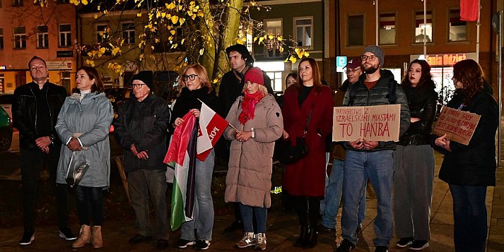 Solidarni z cywilami w Palestynie. Stop ludobójstwu!  [ZDJĘCIA]