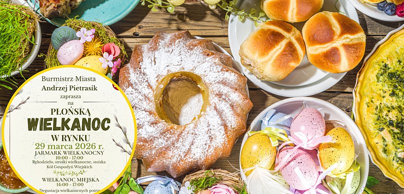 🌿🐣 Płońska Wielkanoc w Rynku – zapraszamy na świąteczne spotkanie mieszkańców!