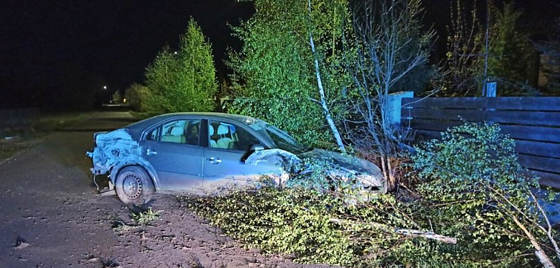 Pijany 23-latek rozbił kradzione auto. Wpadł po szarpaninie z właścicielem posesjI