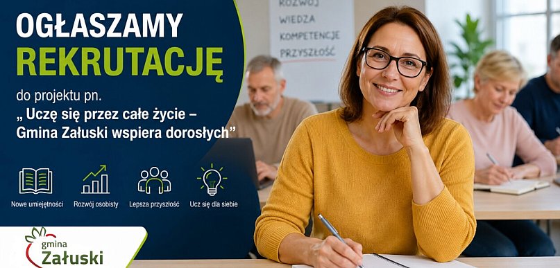 Gmina Załuski zaprasza do udziału w ciekawym projekcie