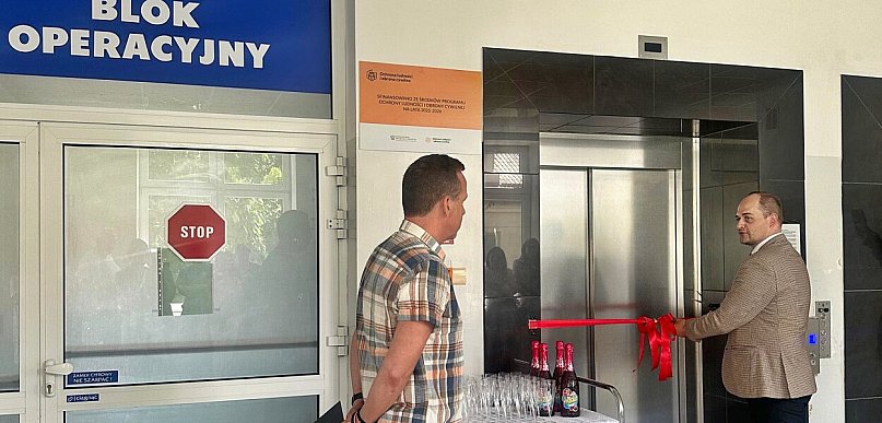Płoński szpital z nową windą. To początek powrotu oddziałów na swoje miejsca