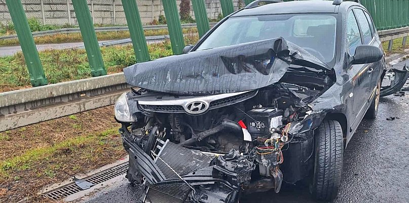 Sobotnia seria kolizji na ''siódemce'' - 24618